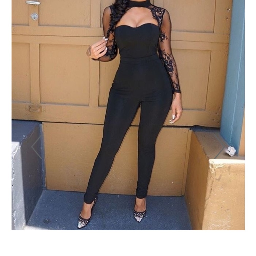Black Jumpsuit-Size Medium